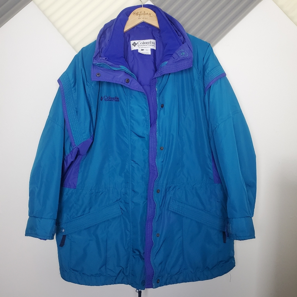Columbia | Blue interchange winter jacket Size L